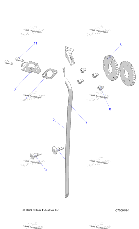 Engine, Cam Chain And Tensioner