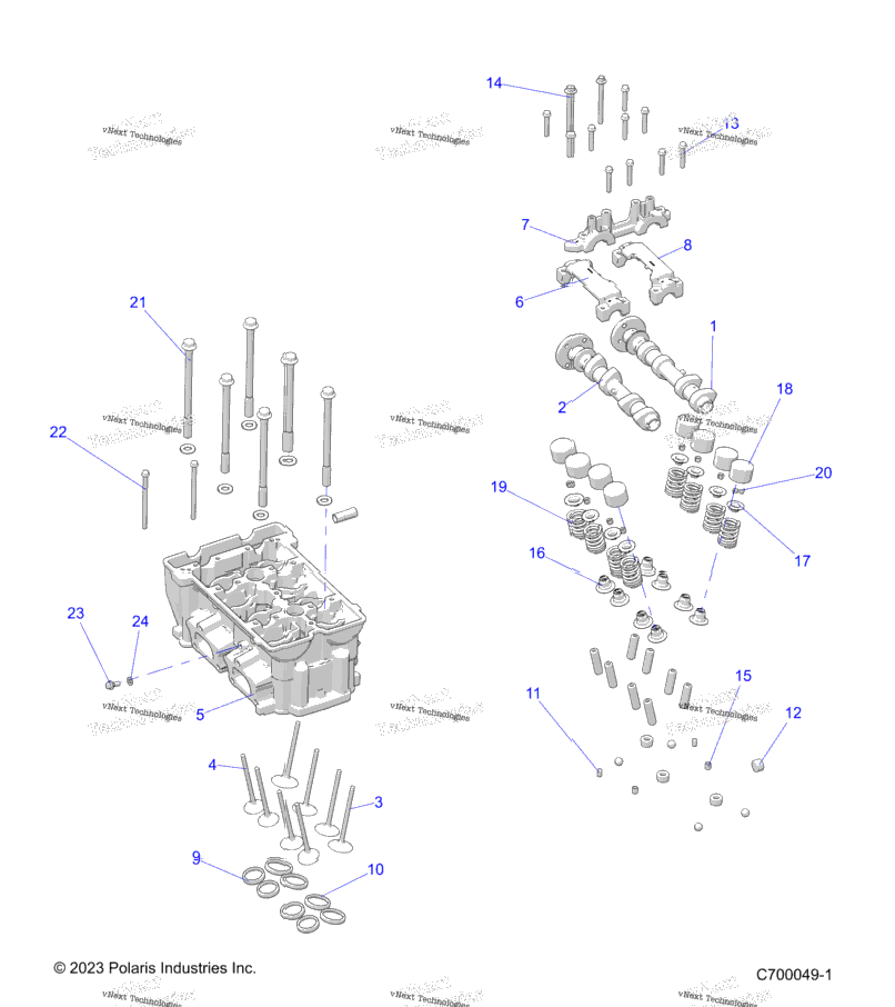 Engine, Cylinder Head And Valves R24rre99gk