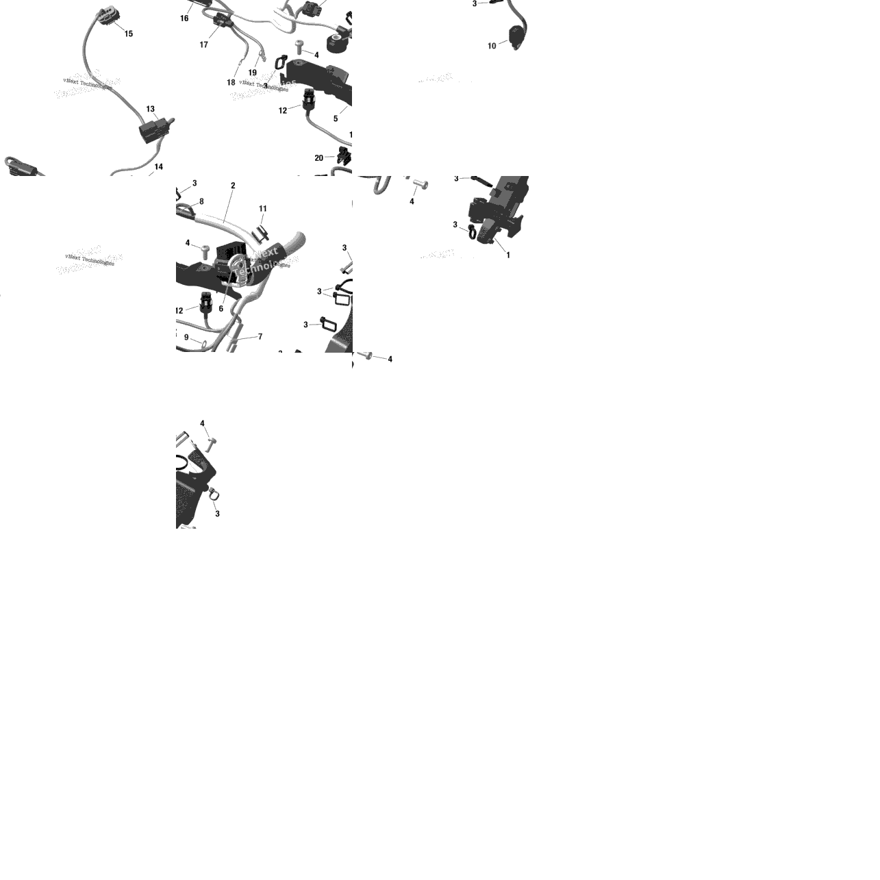 Rotax - Engine Harness Except Shot