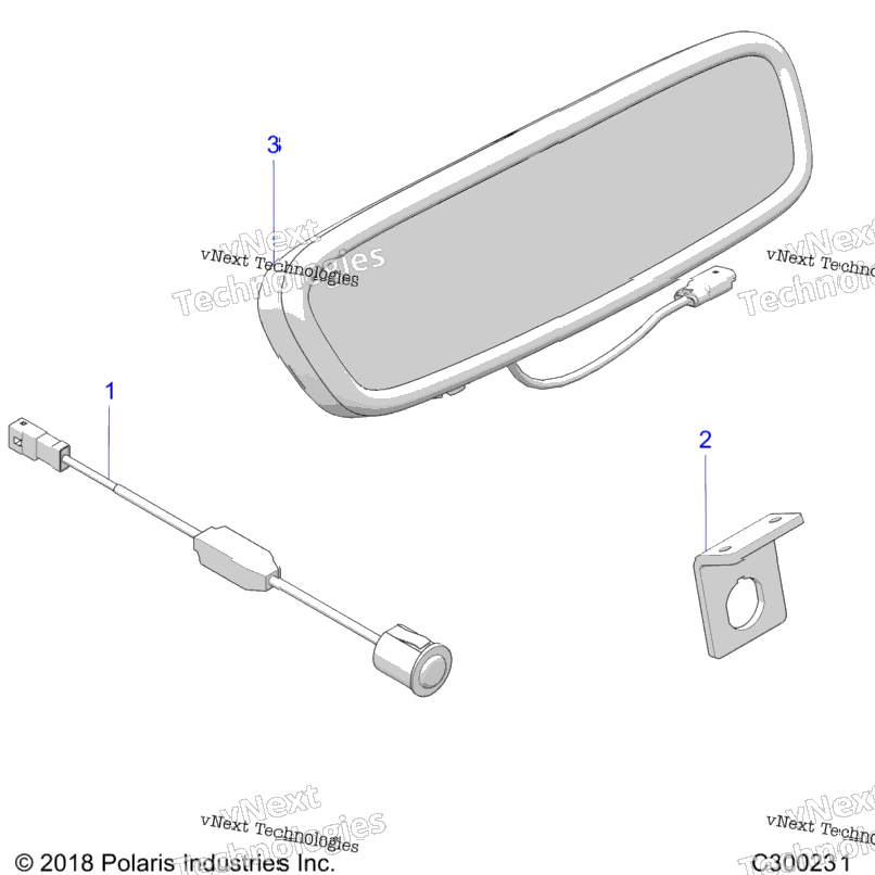 Electrical, Rear Camera L19g2/4/6 All Options