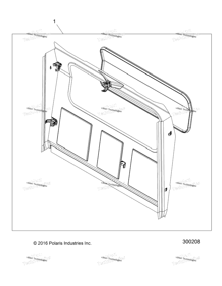 Body, Cab, Rear Panel