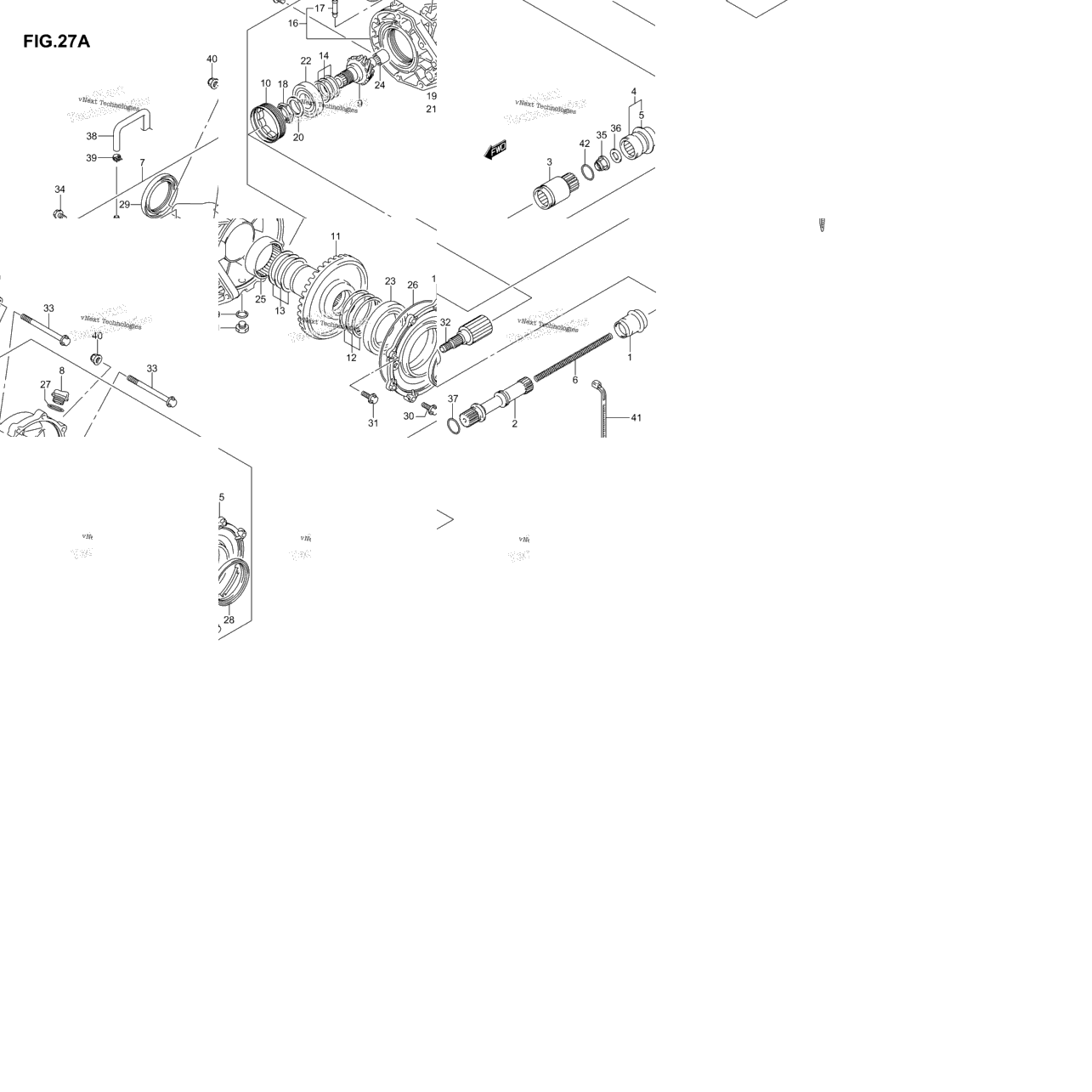 Final Bevel Gear (Rear)(Model K6 F.No.5Saap41 67110001%)