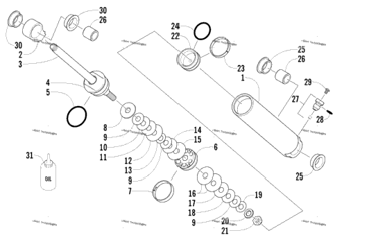 Rear Suspension Rear Arm Shock Absorber