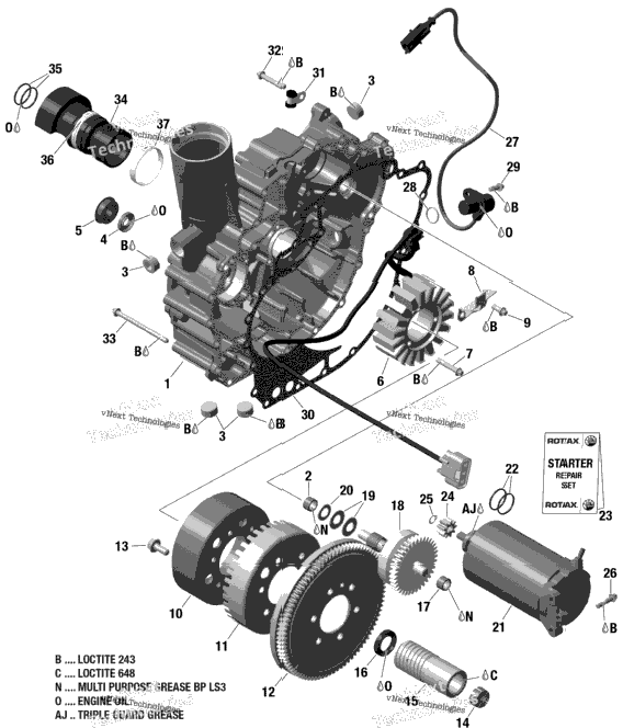 Pto Cover And Magneto