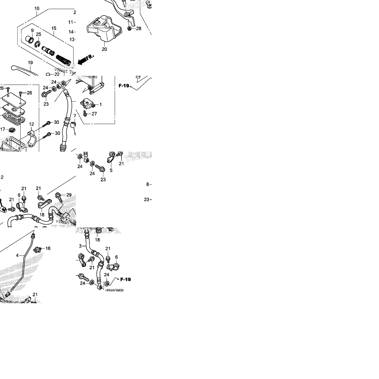 Front Brake Master Cylinder