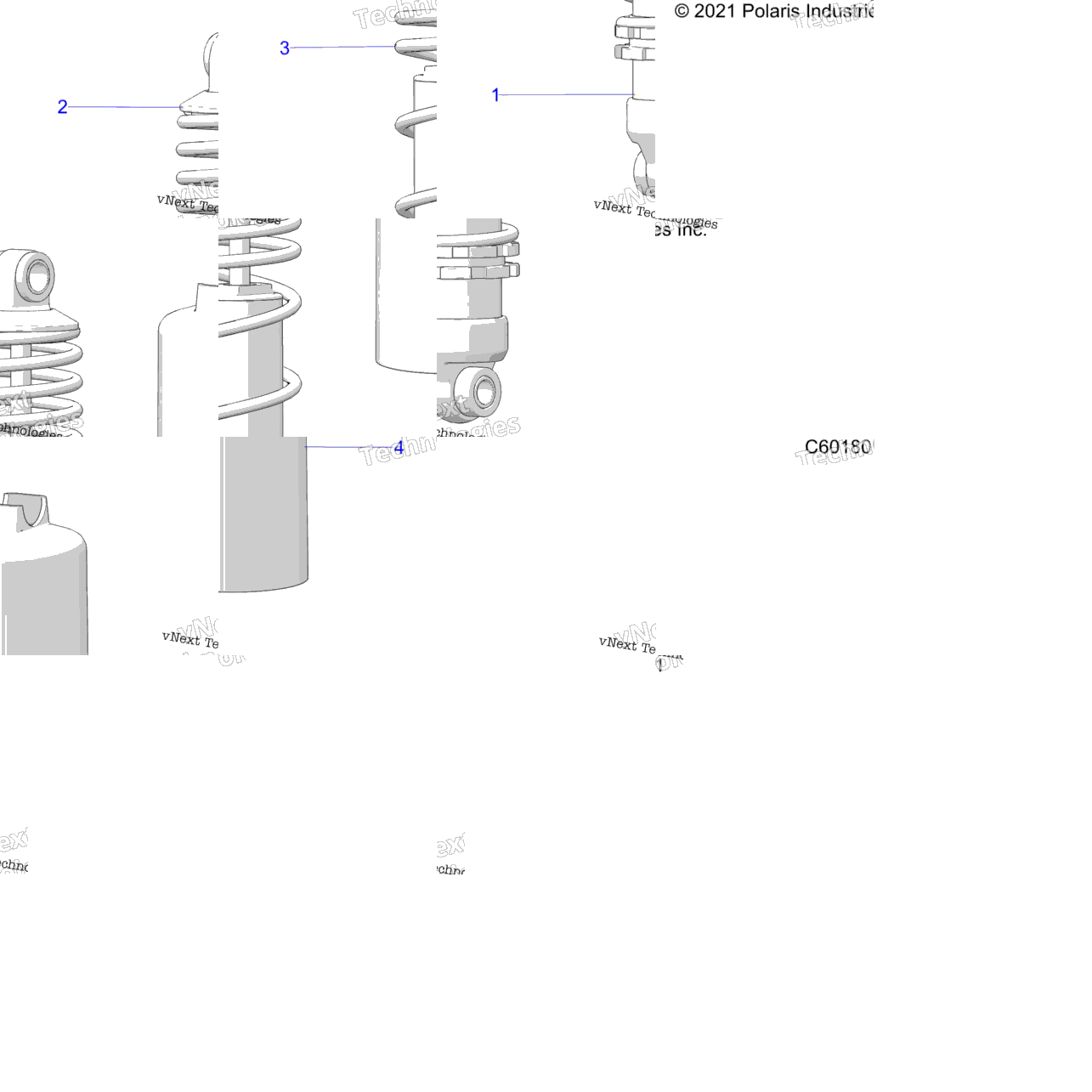 Suspension, Shock, Front Track