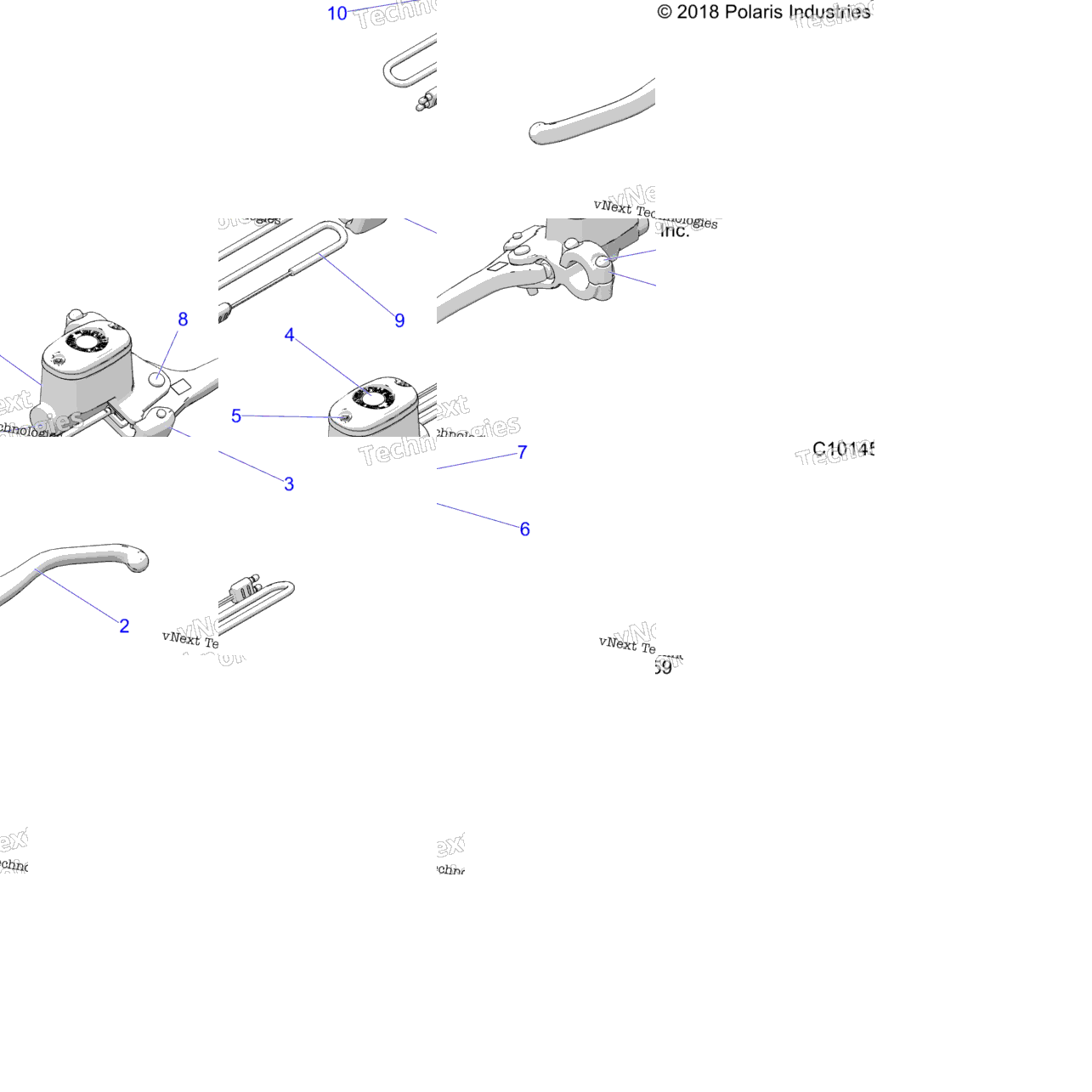 Brakes, Front Brake Lever & Master Cylinder