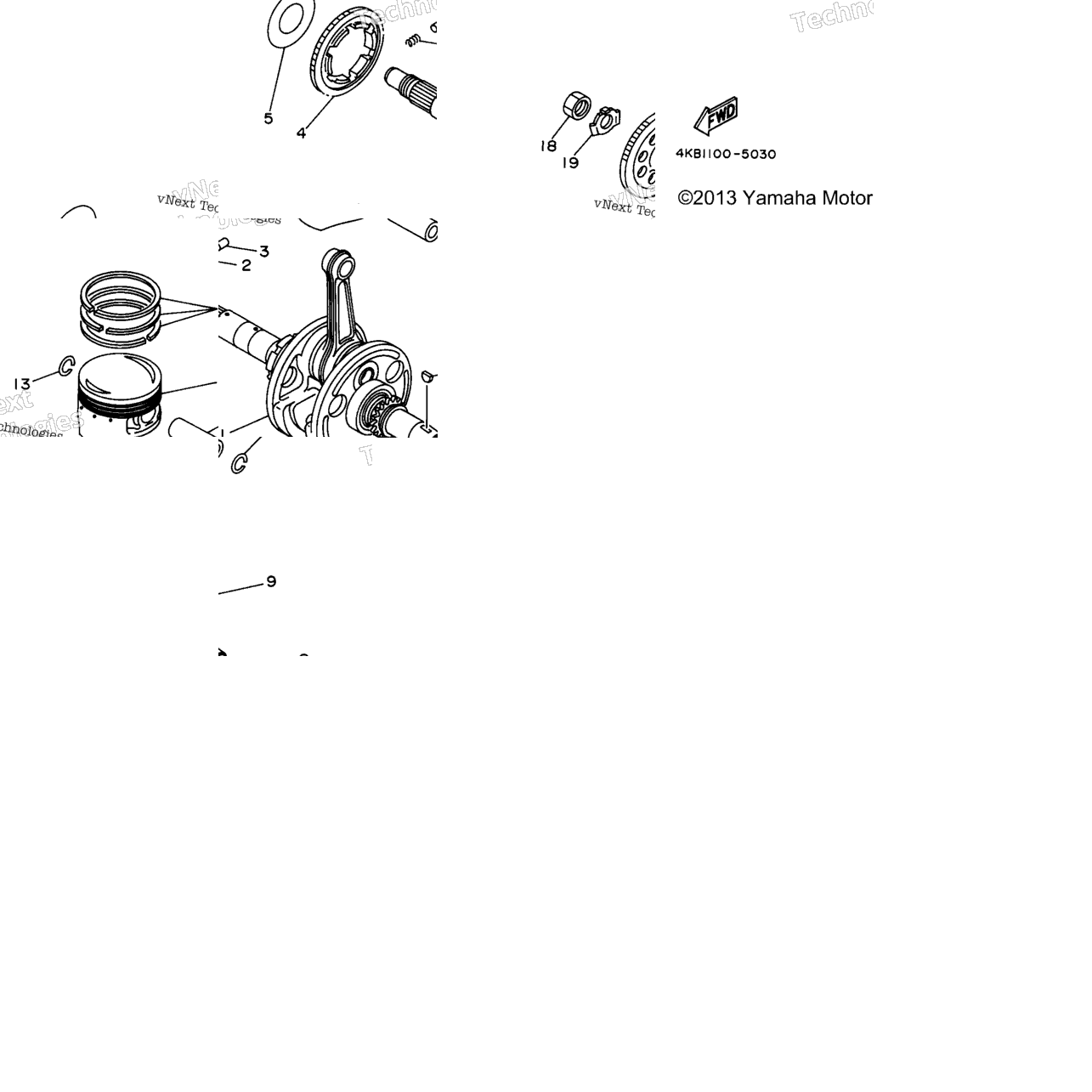 Crankshaft Piston