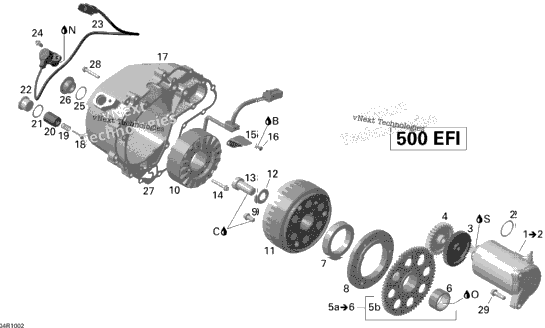 Magneto And Electric Starter V1_Std, Xt, Xt-P
