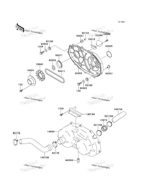 Converter Cover/Drive Belt