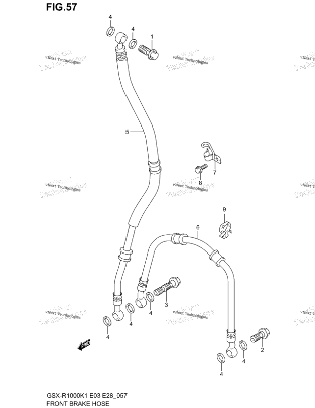 Front Brake Hose
