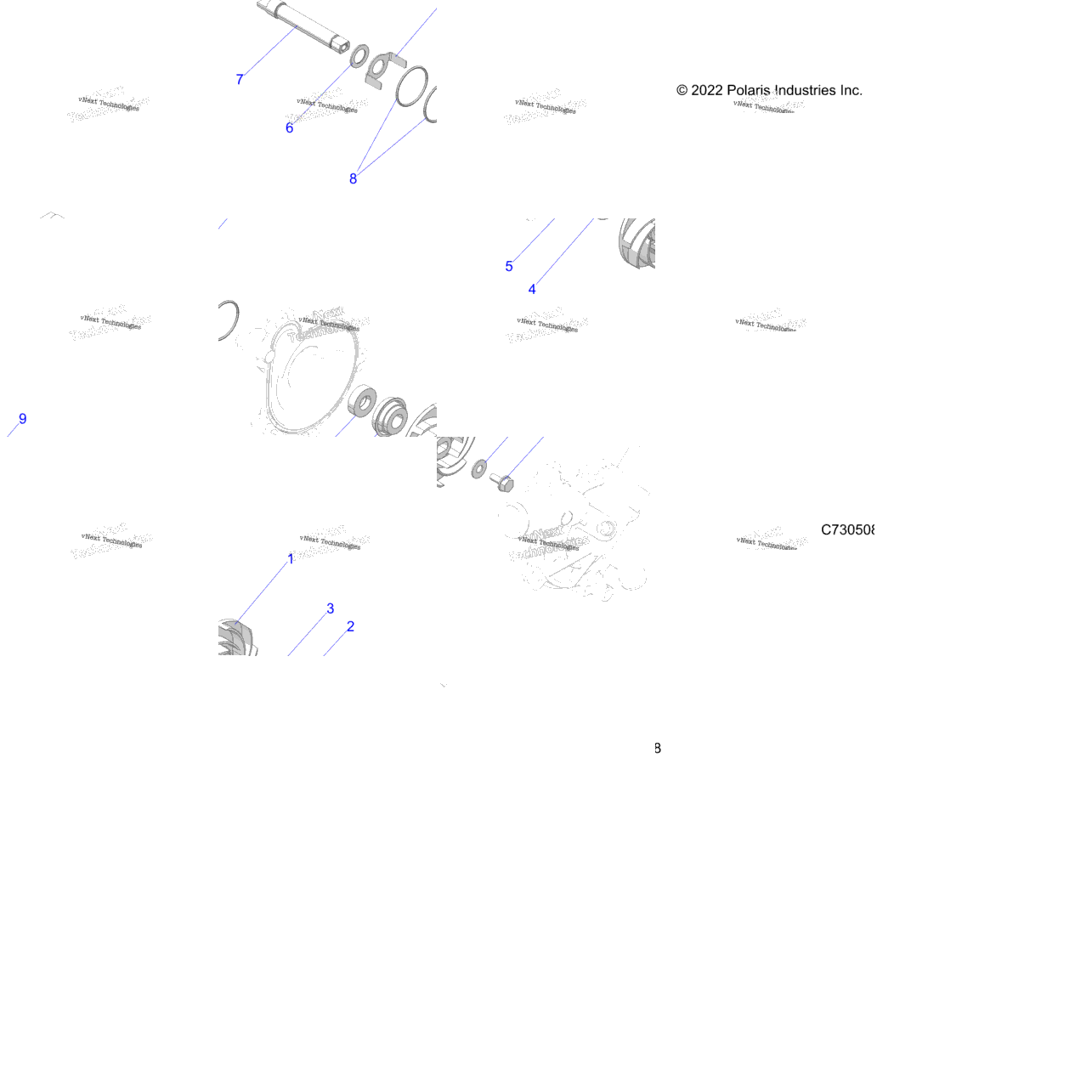 Engine, Waterpump Assembly Z23nak99a/99B