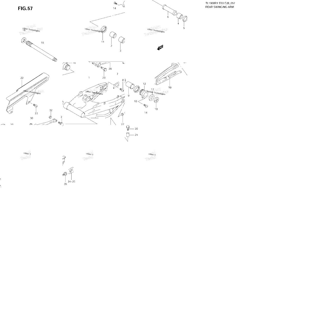 Rear Swinging Arm