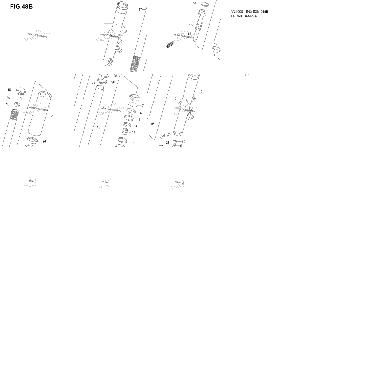 Front Damper (Model K2/K3/K4)