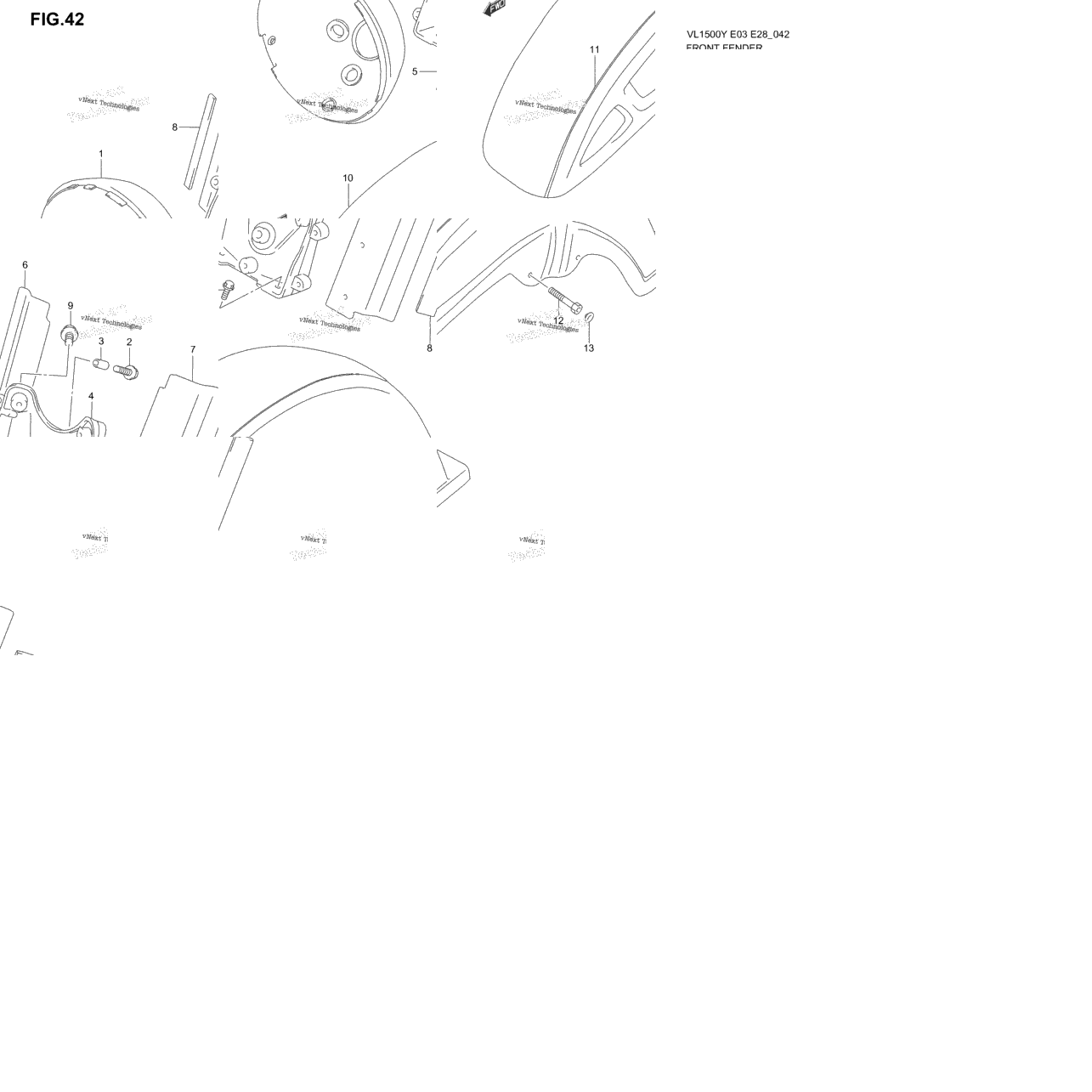 Front Fender (Model W/X)