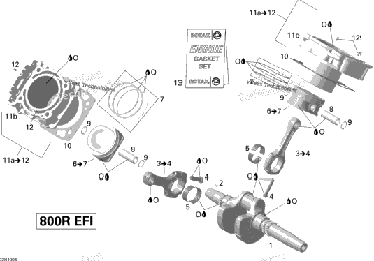 Crankshaft, Piston And Cylinder V2_Std