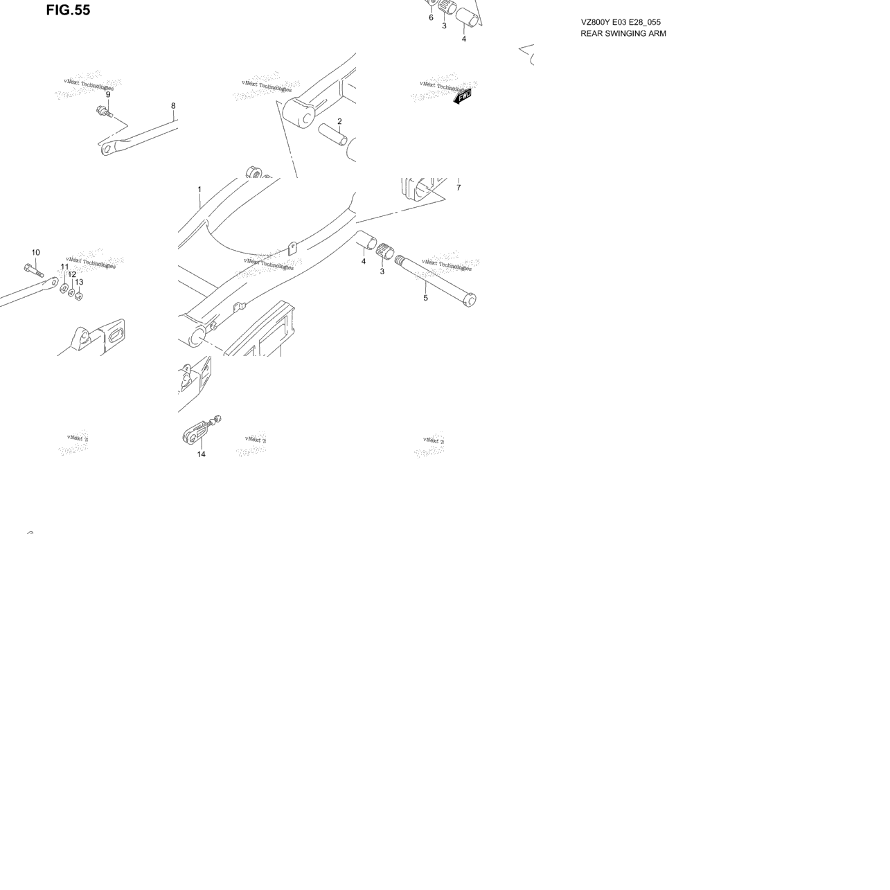 Rear Swinging Arm