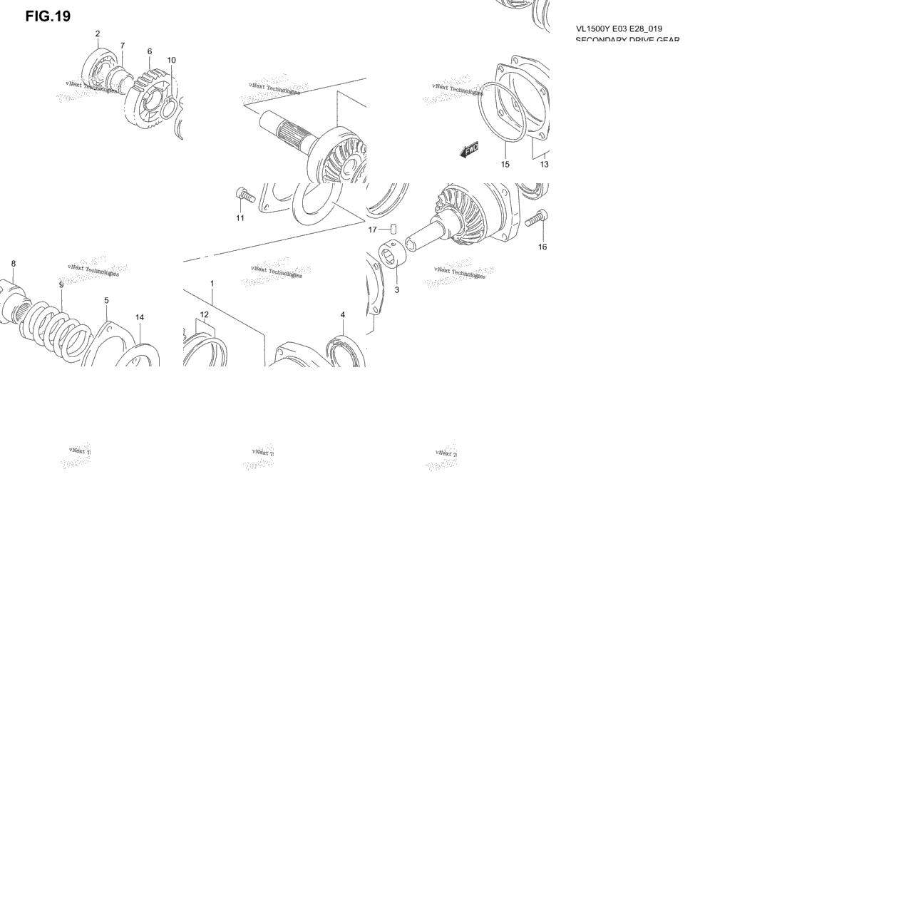 Secondary Drive Gear