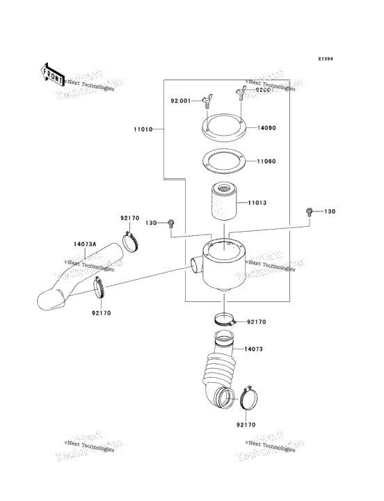 Air Cleaner-Belt Converter