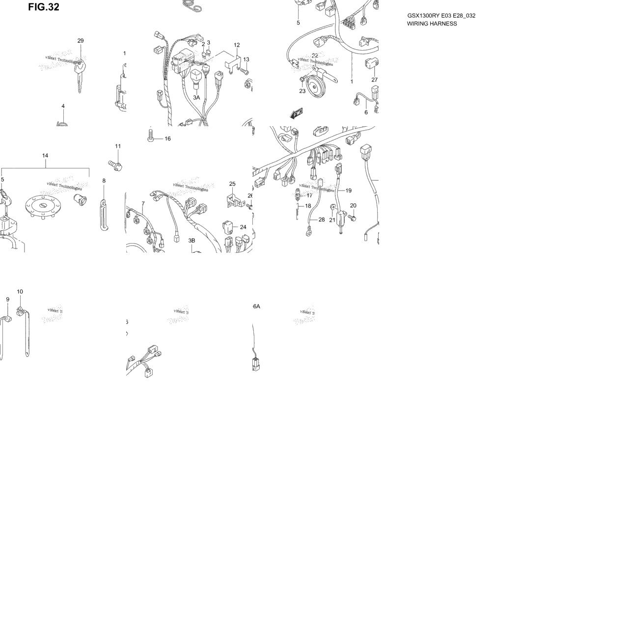 Wiring Harness (Model X/Y/K1/K2)