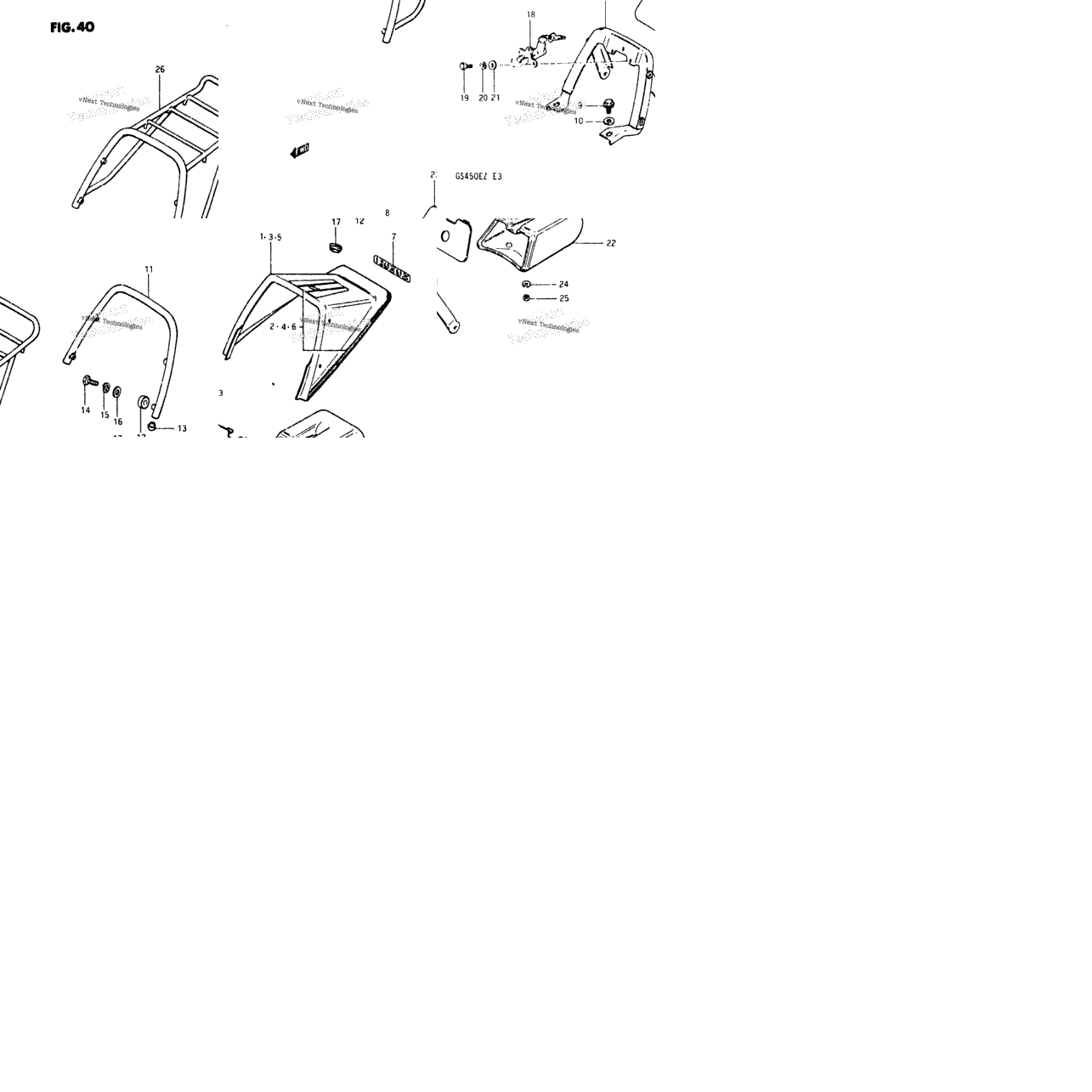 Seat Tail Cover (Model X)