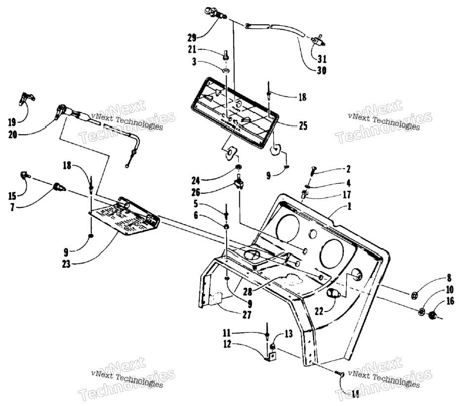 Switch, Choke, And Console Assembly