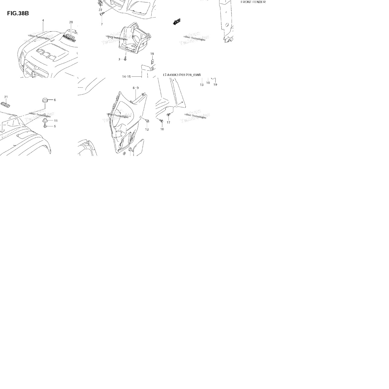 Front Fender (Model K5/K6/K7)