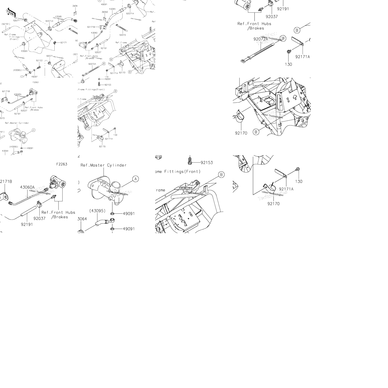 Front Brake Piping