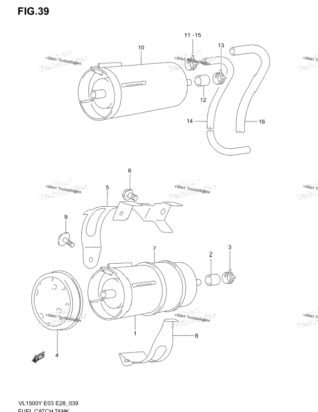 Fuel Catch Tank (Model W)
