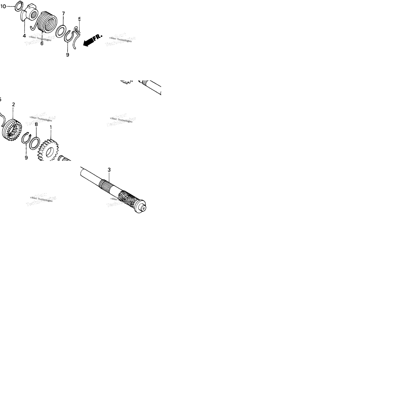 Kick Starter Spindle