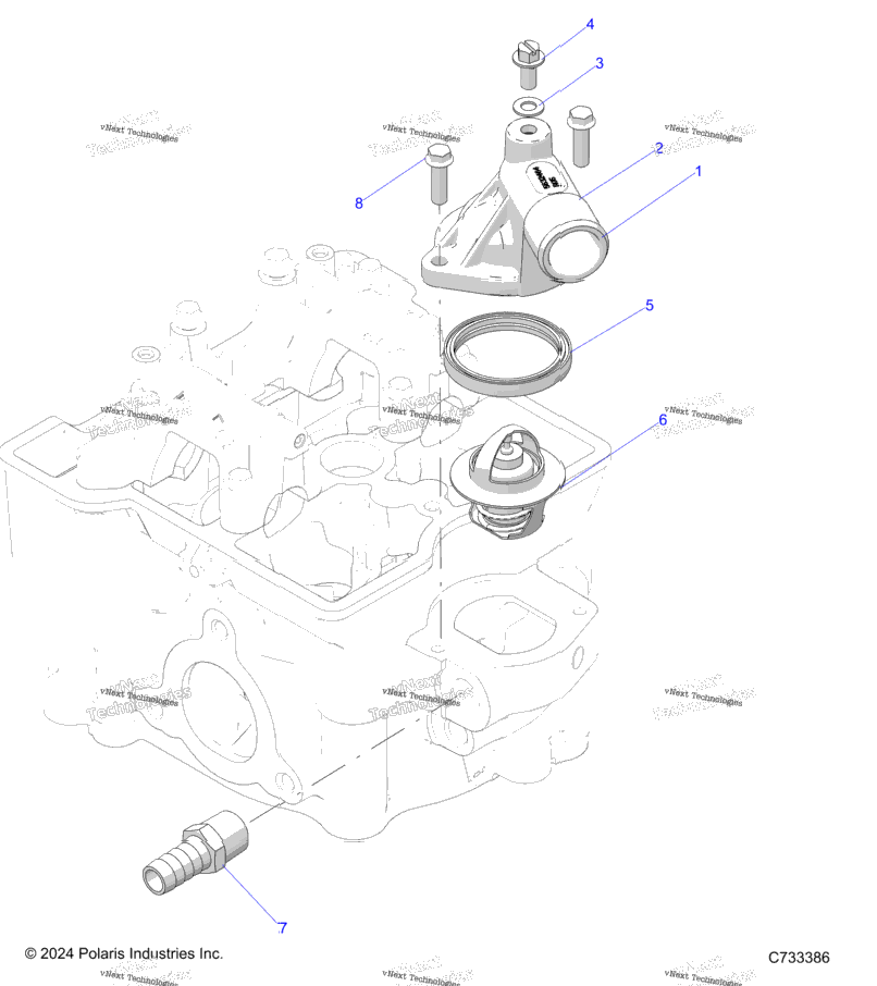 Engine, Thermostat & Cover