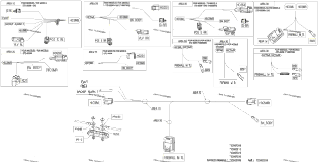 Electric - Junction Wiring Harness - 710007036