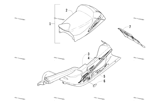 Belly Pan, Seat, And Snowflap