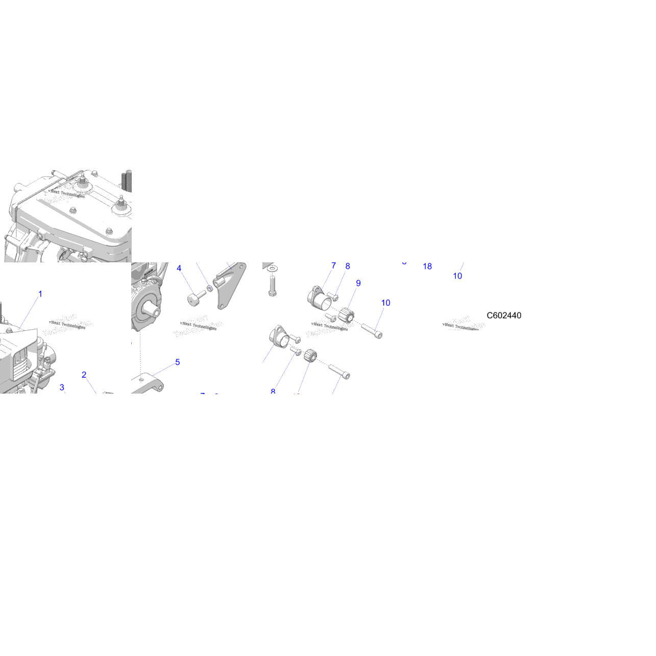 Engine, Mounting & Long Block