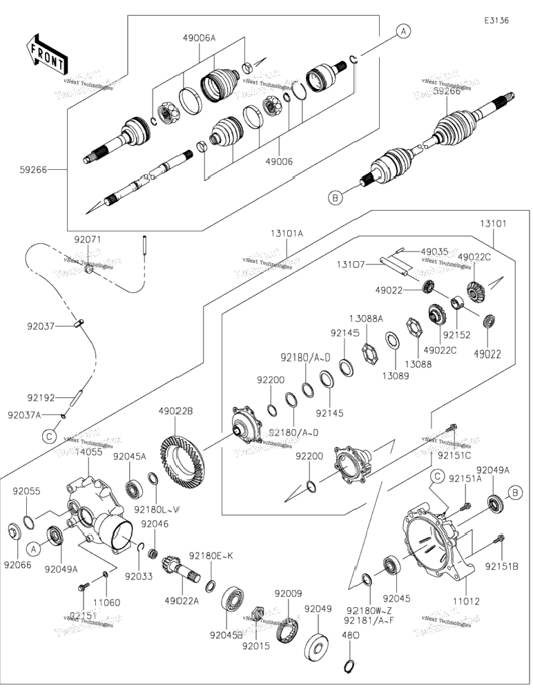 Drive Shaft-Front
