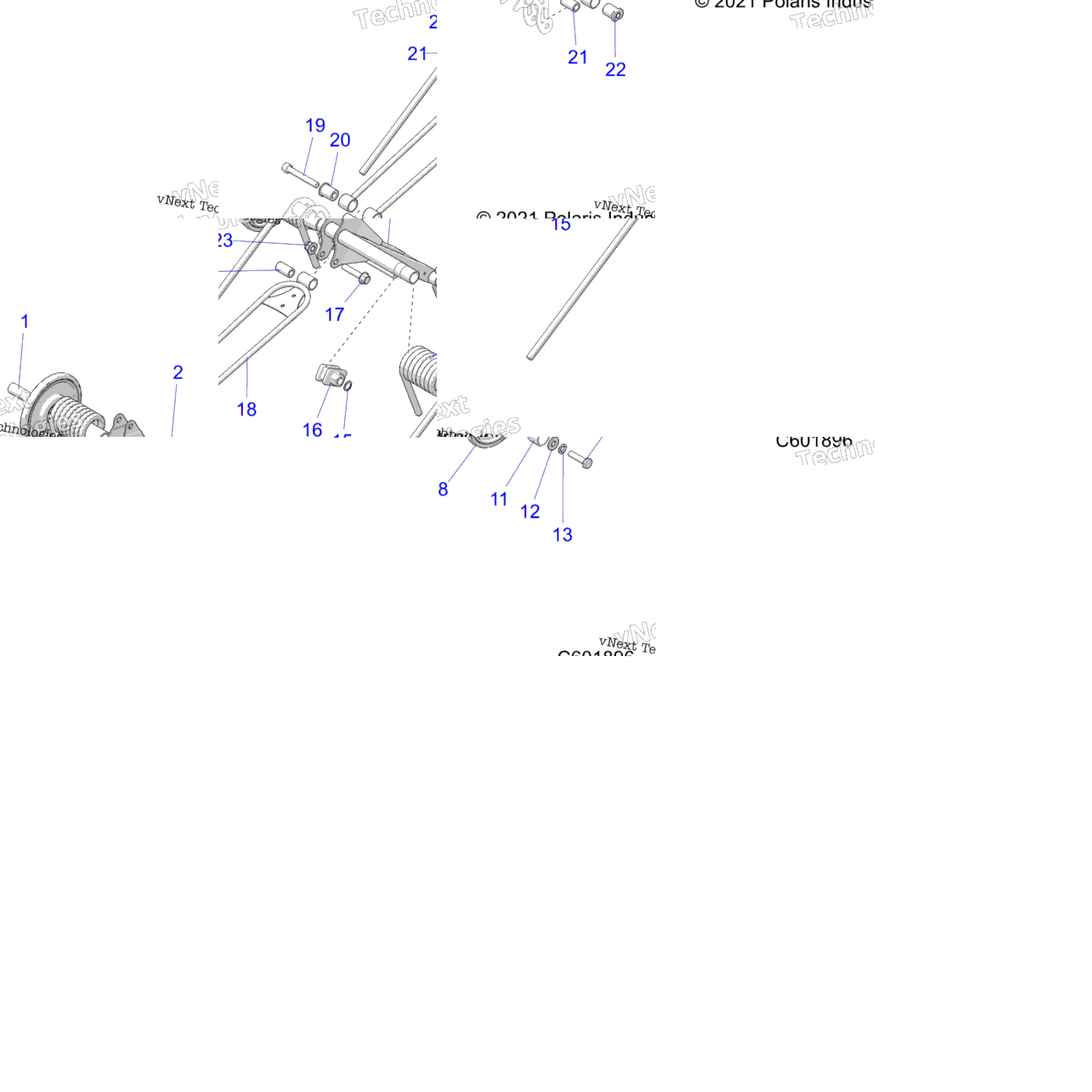 Suspension, Torque Arm, Rear