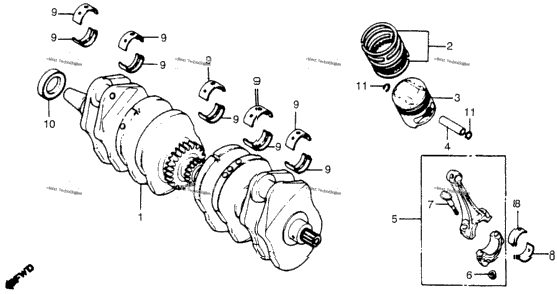 Crankshaft + Piston