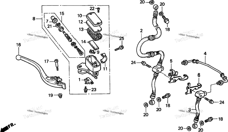 Fr. Brake Master Cyl