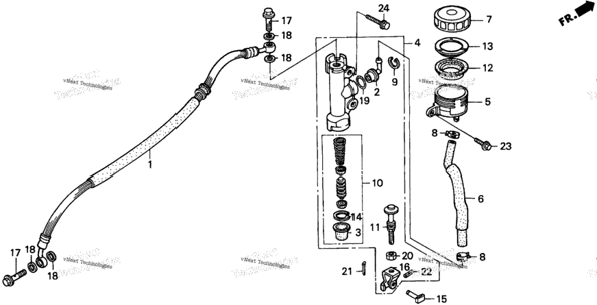 Rr. Brake Master Cyl