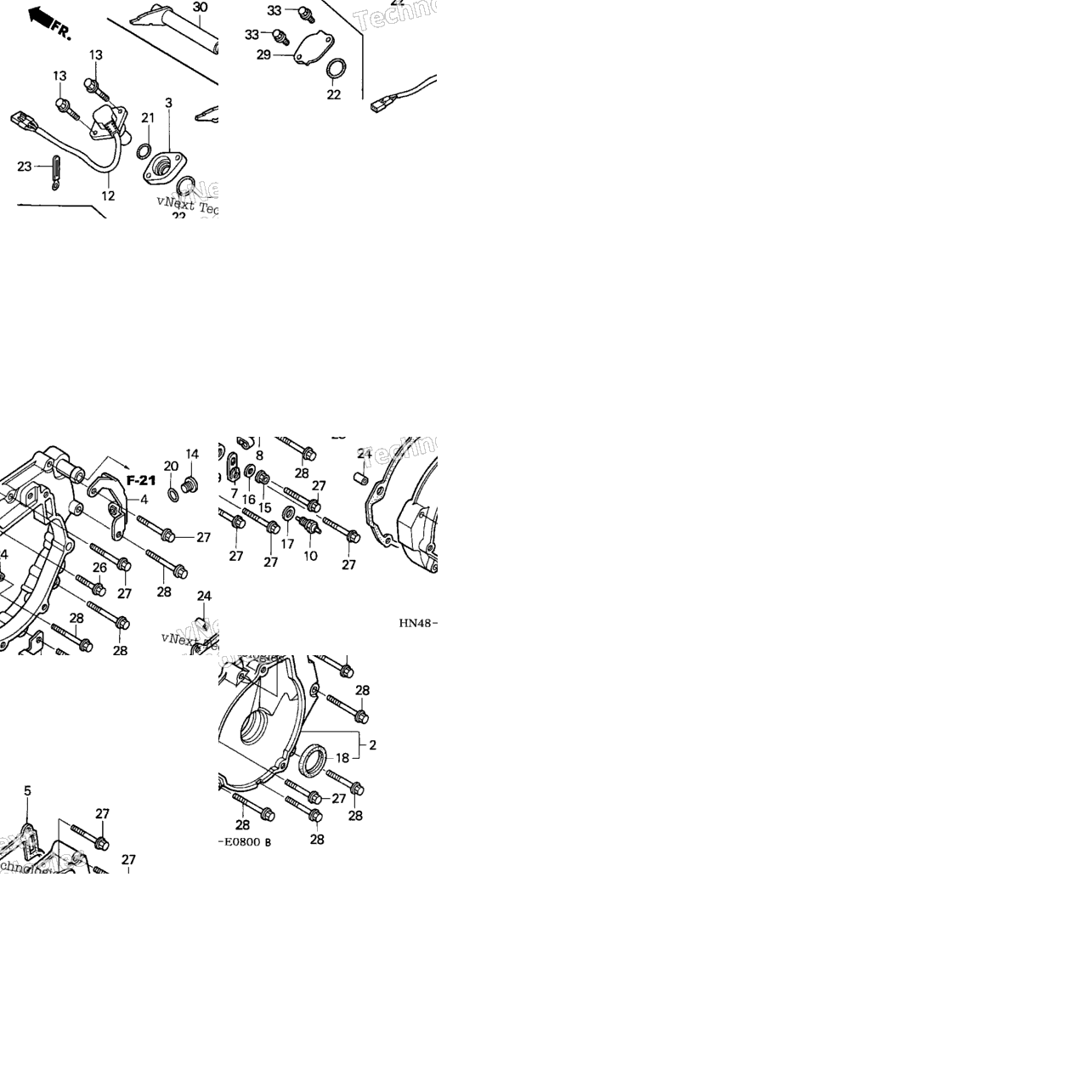 Rear Crankcase Cover