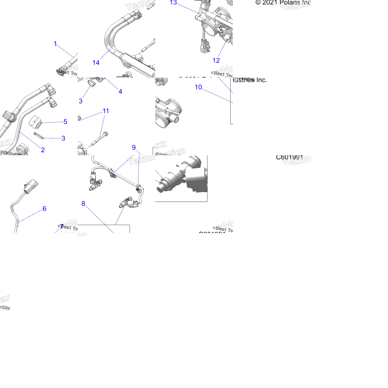 Fuel System, Rail, Lines & Throttle Body