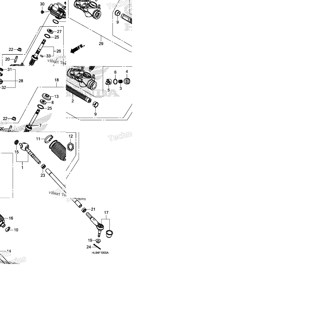 Steering Gear Box@Tie Rod