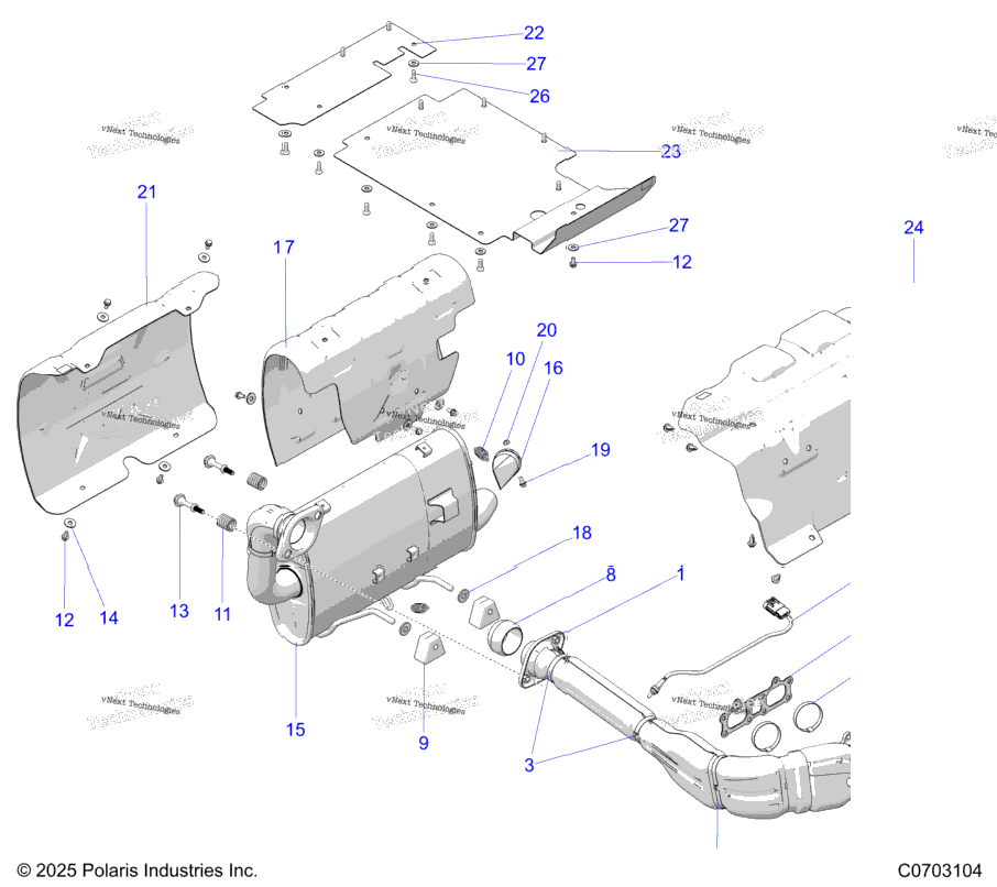 Engine, Exhaust System