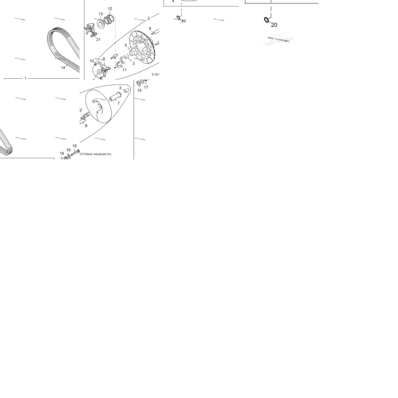 Drive Train, Secondary Clutch