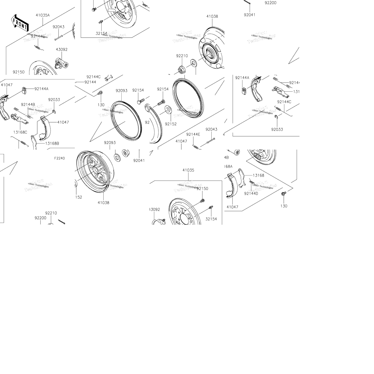 Rear Hubs/Brakes
