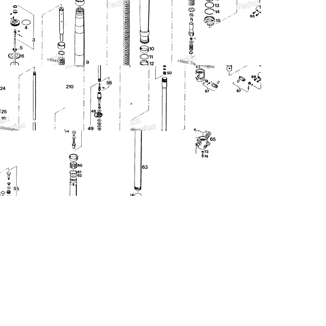 Front Fork Legs