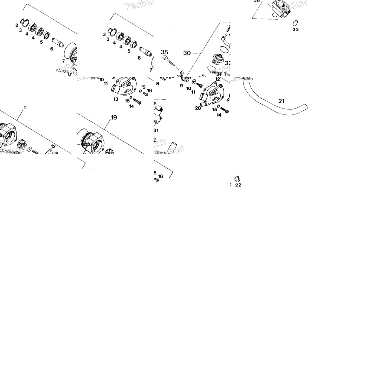 Waterpump M.Driven