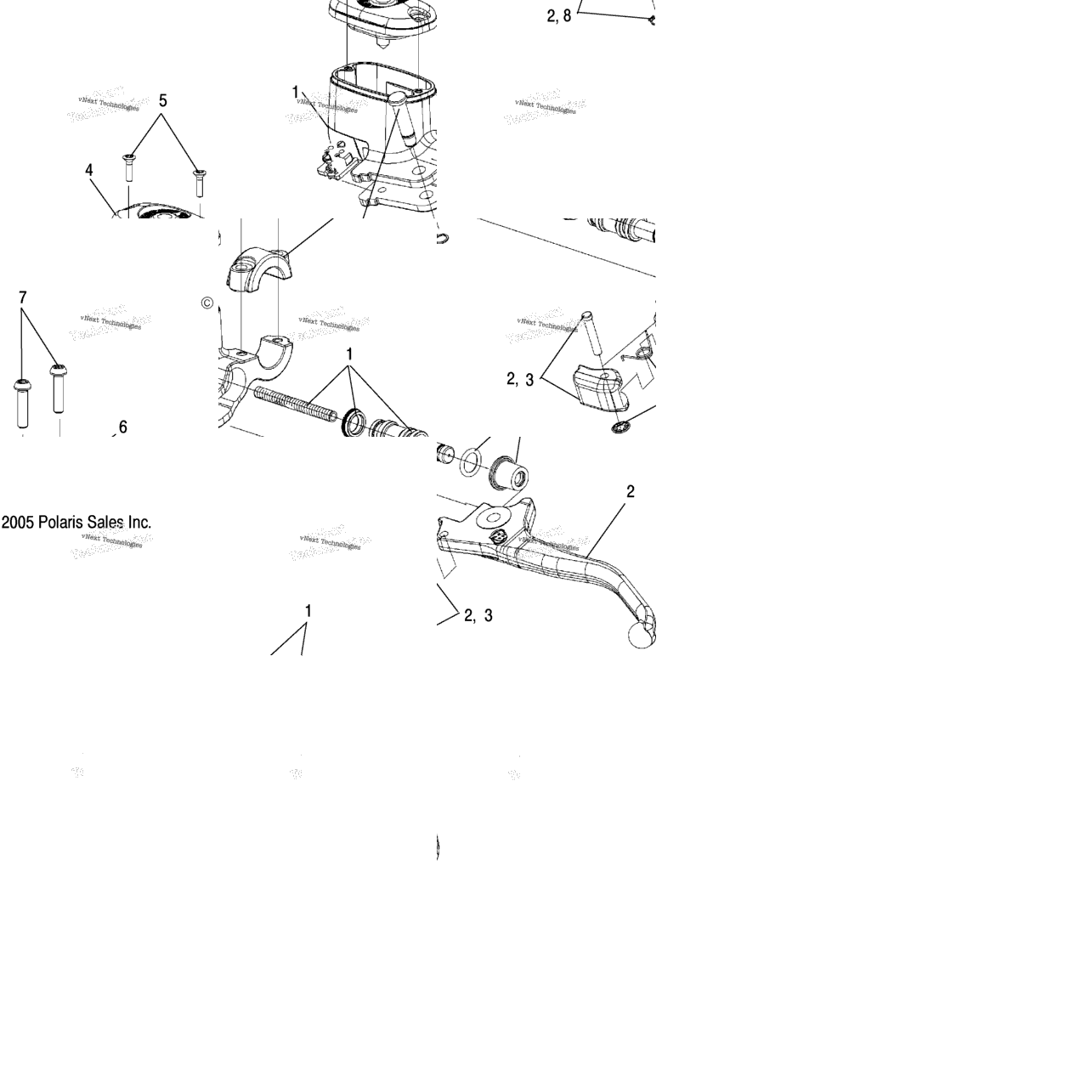Brakes, Front Brake Lever & Master Cylinder