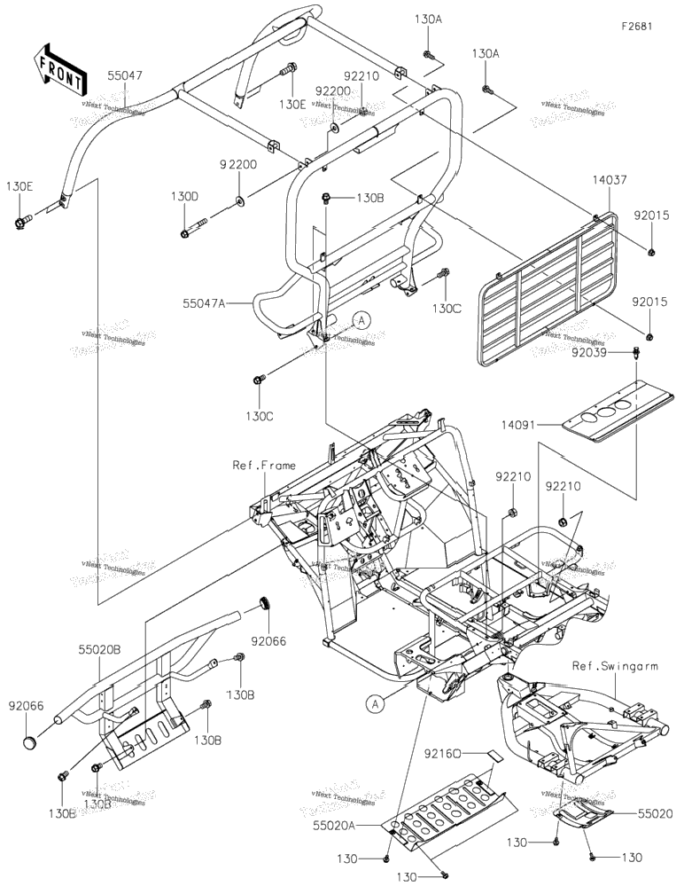 Guards/Cab Frame