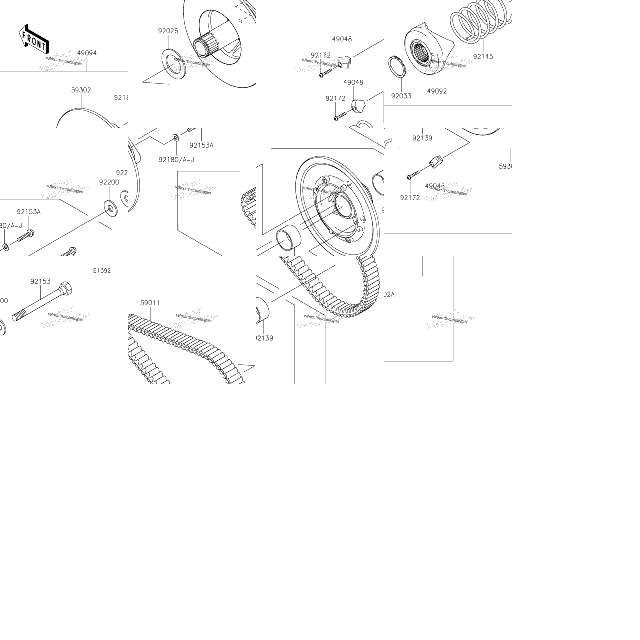Driven Converter/Drive Belt